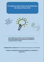 Vorschau - Arbeitsblätter - Einfache und motivierende Unterrichtsmethoden - Deckblatt