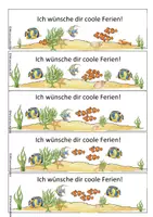 Vorschau - Anderer Materialtyp - Abschiedsgeschenk zum Schuljahresende - Deckblatt