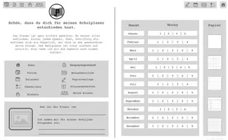 Vorschau - Lehrpläne/Lehrermaterial - Digitaler Schulplaner für Lehrerinnen und Lehrer 2022:23 Lehrerkalender - Seite 1