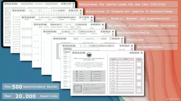 Vorschau - Lehrpläne/Lehrermaterial - Digitaler Schulplaner für Lehrerinnen und Lehrer 2022:23 Lehrerkalender - Deckblatt