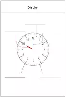 Vorschau - Arbeitsblätter - Arbeitsblatt zur Uhr - Seite 3