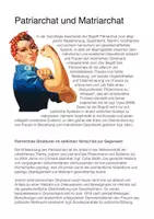 Vorschau - Arbeitsblätter - Patriarchat und Matriarchat - interkulturelle Kompetenz - Seite 2