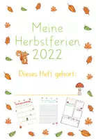 Vorschau - Arbeitsblätter - Nach den Herbstferien - Lineatur 3. Klasse mit Ferienbingo - Deckblatt