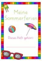 Vorschau - Arbeitsblätter - Feienhefte – Sommer – Herbst – Weihnachten – Ostern – Lineatur 3 - Deckblatt