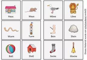 Vorschau - Spiele - 48 Bild-Wort-Karten Reimwörter #edukilights22 - Seite 2