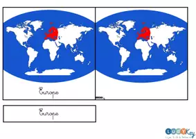 Aperçu - Cartes / Images - Cartes de nomenclature les continents, mers et océans - Page 2