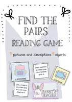 Vorschau - Spiele - Find the pairs: reading game - Deckblatt