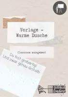Vorschau - Arbeitsblätter - Vorlage Warme Dusche - Deckblatt