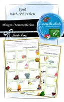 Vorschau - Arbeitsblätter - Finde jemanden, der ... (Pfingstferien und Sommerferien) - Deckblatt