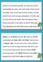 Vorschau - Aufgabenkarten - Sommer: Fehlerteufel Großschreibung - Lesekarten - Seite 2