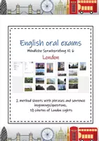Vorschau - Arbeitsblätter - mündliche Kommunikationsprüfung Englisch "London" - Klasse 6 - Deckblatt