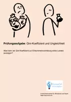 Vorschau - Arbeitsblätter - Prüfungsaufgabe "Gini-Koeffizient und Ungleichheit" - Deckblatt