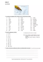 Aperçu - Feuilles d'exercices - Orthographe lexicale : Les nombres - Page de couverture