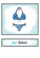 Aperçu - Matériel pour travaux manuels / dessin - Cartes d'images et cartes de mots "der Sommer" Allemand - Page 3