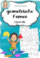 Vorschau - Arbeitsblätter - Geometrie Klasse 2-4 | Leporello zu geometrischen Formen und ebenen Figuren - Deckblatt