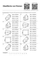 Vorschau - Arbeitsblätter - Prisma (Volumen und Oberfläche) - Arbeitsblatt mit Multiple-Choice-Aufgaben - Seite 3