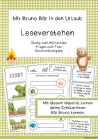 Vorschau - Arbeitsblätter - Leseverstehen Leseverständnis mit Bruno Bär - Seite 1