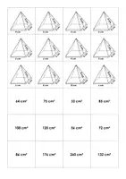 Vorschau - Spiele - Oberfläche und Volumen von Pyramiden - Paare-Finden-Spiel - Seite 3