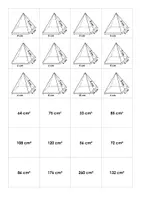 Vorschau - Spiele - Oberfläche und Volumen von Pyramiden - Paare-Finden-Spiel - Deckblatt