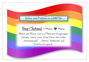 Vorschau - Stundenentwürfe - Love is love / Infos und Fakten zur LGBTQ+ - Community ( LGBTQ als Tafelbild/Tafelmaterial oder Stationenlernen einsetzbar) #pridemonth - Seite 3