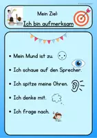 Vorschau - Fördermaterial/Inklusion - Arbeitsverhalten: Meine Lernziele und Handlungspläne - Seite 3