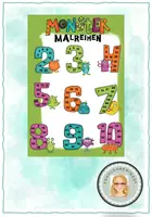 Vorschau - Präsentationen/Tafelbilder - Monster Malreihen Plakate - Deckblatt