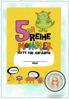 Vorschau - Arbeitsblätter - Malreihen üben für Anfänger: 5er Reihe - Deckblatt