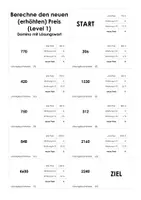 Vorschau - Spiele - Prozentrechnen: Preiserhöhung - Dominos - Deckblatt