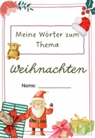 Vorschau - Arbeitsblätter - Weihnachten Themenheft Wortschatz - Seite 1