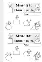 Vorschau - Unterrichtsreihen - Geometrische Formen & Flächen Miniheft | Ebene Figuren Mathematik Grundschule Klasse 2-4 - Seite 2