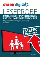 Vorschau - Test - PRÜFUNG Digital - Pädagogik/Psychologie/ Erziehungswissenschaft - Allgemeinbildendes Gymnasium und FOS/BOS - Deckblatt