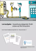 Vorschau - Arbeitsblätter - Lernaufgabe "Auswirkung steigender Erdölpreise auf die Konjunktur" - Deckblatt