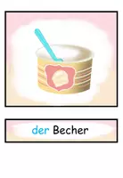 Aperçu - Matériel pour travaux manuels / dessin - Cartes d'images et cartes de mots "Eis essen" Allemand - Page 3