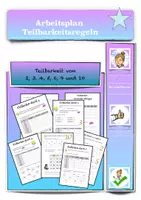 Vorschau - Arbeitsblätter - Materialpaket: Teilbarkeitsregeln - Deckblatt