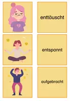 Vorschau - Bildkarten - Wortschatzkarten Gefühle - Seite 3