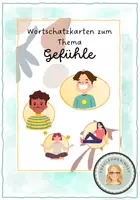 Vorschau - Bildkarten - Wortschatzkarten Gefühle - Deckblatt