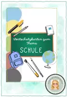 Vorschau - Bildkarten - Wortschatzkarten Schule - Deckblatt
