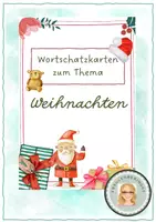 Vorschau - Bildkarten - Wortschatzkarten Weihnachten - Deckblatt