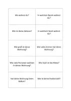 Vorschau - Aufgabenkarten - DaZ A1 Gesprächsanlässe/ 70 Fragekärtchen - Seite 2