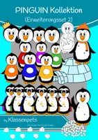 Vorschau - selbst erstellte Cliparts/Grafiken - Pinguin Clipart Erweiterungsset 2 - Deckblatt