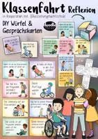 Vorschau - Spiele - Klassenfahrt - Reflexionwürfel & Gesprächskarten Set - Deckblatt