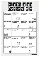 Vorschau - Arbeitsblätter - Find someone who/ Finde eine Person: Kennenlernenspiel Klasse 5 (Deutsch/ Englisch) - Seite 1