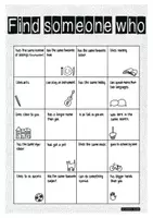 Vorschau - Arbeitsblätter - Find someone who/ Finde eine Person: Kennenlernenspiel Klasse 5 (Deutsch/ Englisch) - Seite 3