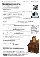 Vorschau - Arbeitsblätter - Lernposter + Arbeitsblatt "Orgel" + Onlineübung & MP3 + Mindmap + Infografik - Seite 1