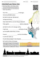 Vorschau - Arbeitsblätter - Arbeitsblatt "Oslo" + Onlineübung & MP3 + - Deckblatt