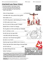 Vorschau - Arbeitsblätter - Arbeitsblatt "Ostern" + Onlineübung & MP3 + Infografiken - Deckblatt