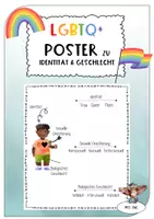 Vorschau - Poster - LGBTQ: Merkposter Identität und Geschlecht #pridemonth - Deckblatt