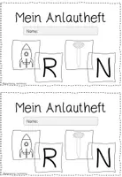 Vorschau - Arbeitsblätter - Mein Anlautheft Klasse 1 - Seite 1