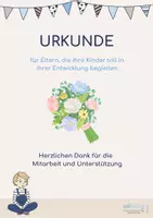 Vorschau - Poster - Urkunde für Eltern - Deckblatt
