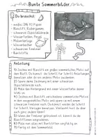 Vorschau - Stundenentwürfe - Sommerbilder im Kunstunterricht, Kunst im Sommer, Kunstprojekt - Seite 2